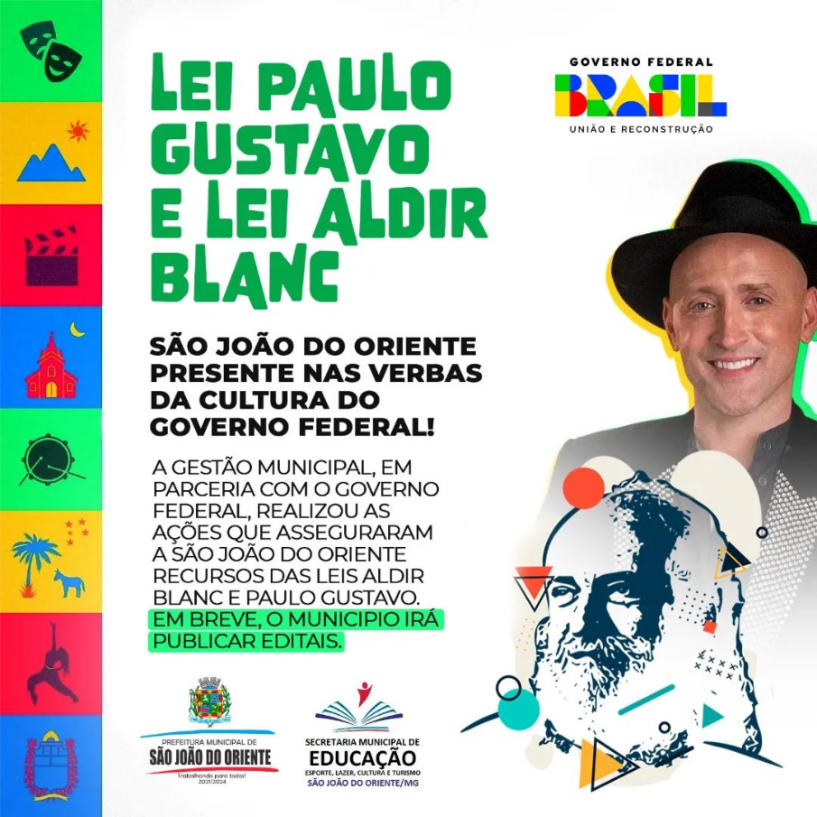 Lei Paulo Gustavo - Lei Aldir Blanc