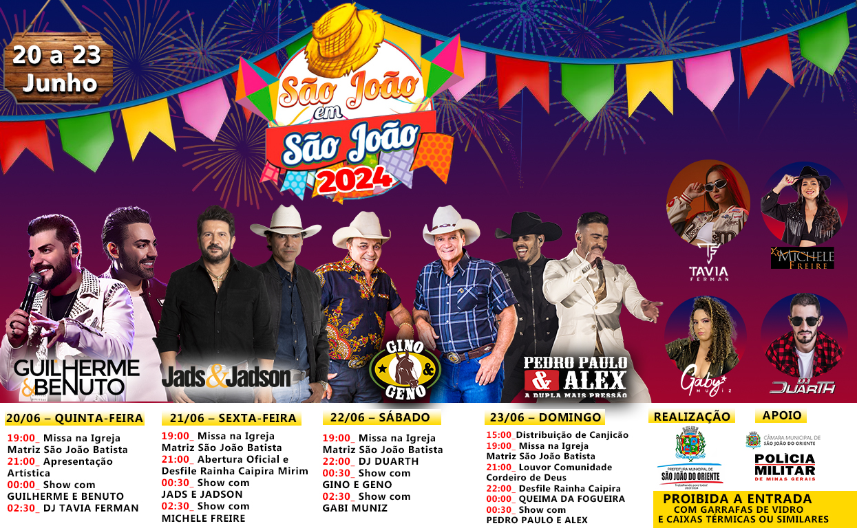 CARTAZ FESTA JUNINA 2024